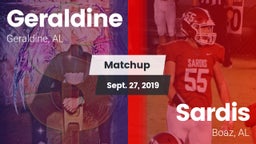 Matchup: Geraldine vs. Sardis  2019