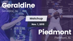 Matchup: Geraldine vs. Piedmont  2019