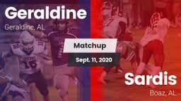 Matchup: Geraldine vs. Sardis  2020