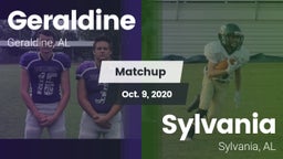 Matchup: Geraldine vs. Sylvania  2020