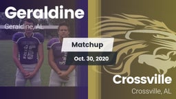 Matchup: Geraldine vs. Crossville  2020