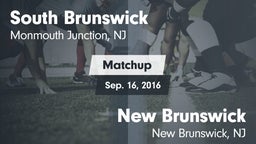 Matchup: South Brunswick vs. New Brunswick  2016