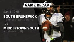 Recap: South Brunswick  vs. Middletown South  2015
