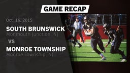 Recap: South Brunswick  vs. Monroe Township  2015