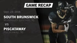 Recap: South Brunswick  vs. Piscataway  2016