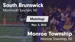 Matchup: South Brunswick vs. Monroe Township  2016