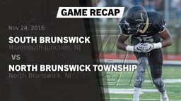 Recap: South Brunswick  vs. North Brunswick Township  2016