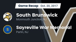 Recap: South Brunswick  vs. Sayreville War Memorial  2017