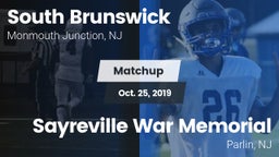 Matchup: South Brunswick vs. Sayreville War Memorial  2019