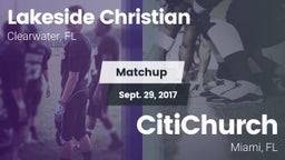 Matchup: Lakeside Christian vs. CitiChurch 2017