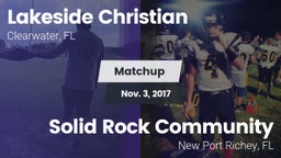 Matchup: Lakeside Christian vs. Solid Rock Community  2017