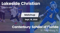 Matchup: Lakeside Christian vs. Canterbury School of Florida 2020