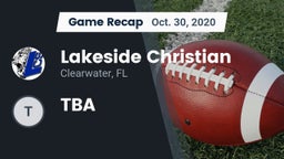 Recap: Lakeside Christian  vs. TBA 2020