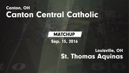 Matchup: Canton Central Catho vs. St. Thomas Aquinas  2016