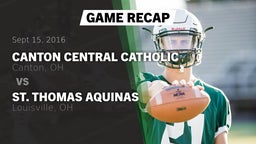 Recap: Canton Central Catholic  vs. St. Thomas Aquinas  2016
