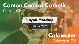 Matchup: Canton Central Catho vs. Coldwater  2016