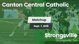 Matchup: Canton Central Catho vs. Strongsville  2018