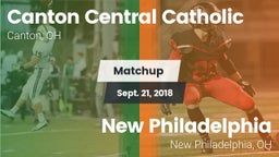 Matchup: Canton Central Catho vs. New Philadelphia  2018