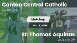 Matchup: Canton Central Catho vs. St. Thomas Aquinas  2020