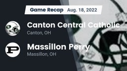 Recap: Canton Central Catholic  vs. Massillon Perry  2022