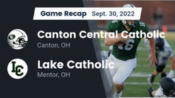 Recap: Canton Central Catholic  vs. Lake Catholic  2022