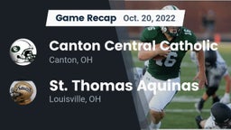 Recap: Canton Central Catholic  vs. St. Thomas Aquinas  2022