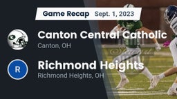 Recap: Canton Central Catholic  vs. Richmond Heights  2023