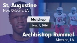 Matchup: St. Augustine vs. Archbishop Rummel  2016