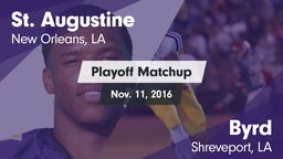 Matchup: St. Augustine vs. Byrd  2016