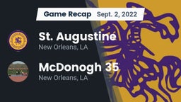 Recap: St. Augustine  vs. McDonogh 35  2022