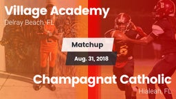 Matchup: Village Academy vs. Champagnat Catholic  2018