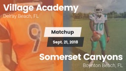 Matchup: Village Academy vs. Somerset Canyons 2018