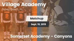 Matchup: Village Academy vs. Somerset Academy - Canyons 2019