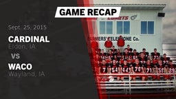 Recap: Cardinal  vs. WACO  2015