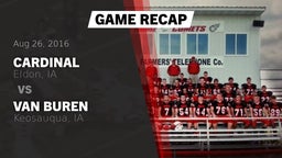 Recap: Cardinal  vs. Van Buren  2016