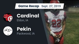 Recap: Cardinal  vs. Pekin  2019