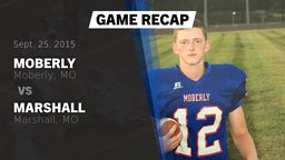 Recap: Moberly  vs. Marshall  2015