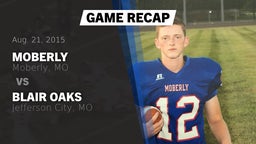 Recap: Moberly  vs. Blair Oaks  2015