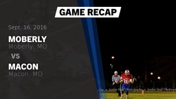 Recap: Moberly  vs. Macon  2016