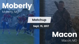 Matchup: Moberly vs. Macon  2017