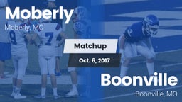 Matchup: Moberly vs. Boonville  2017