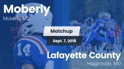 Matchup: Moberly vs. Lafayette County  2018