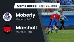 Recap: Moberly  vs. Marshall  2018