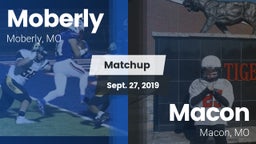 Matchup: Moberly vs. Macon  2019