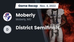 Recap: Moberly  vs. District Semifinals 2022