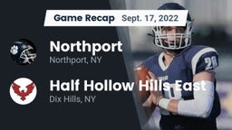 Recap: Northport  vs. Half Hollow Hills East  2022