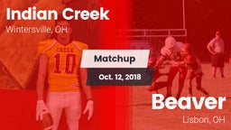 Matchup: Indian Creek vs. Beaver  2018