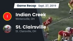 Recap: Indian Creek  vs. St. Clairsville  2019