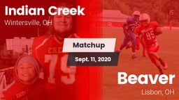 Matchup: Indian Creek vs. Beaver  2020