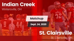 Matchup: Indian Creek vs. St. Clairsville  2020
